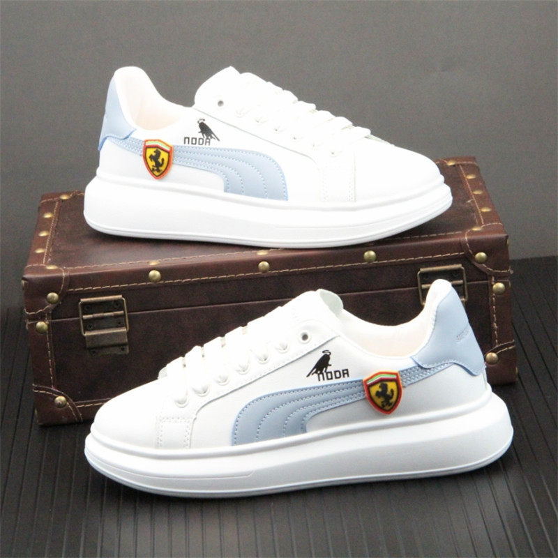 鞋子男冬季2021年新款厚底内增高运动休闲青年板鞋学生小白鞋男鞋