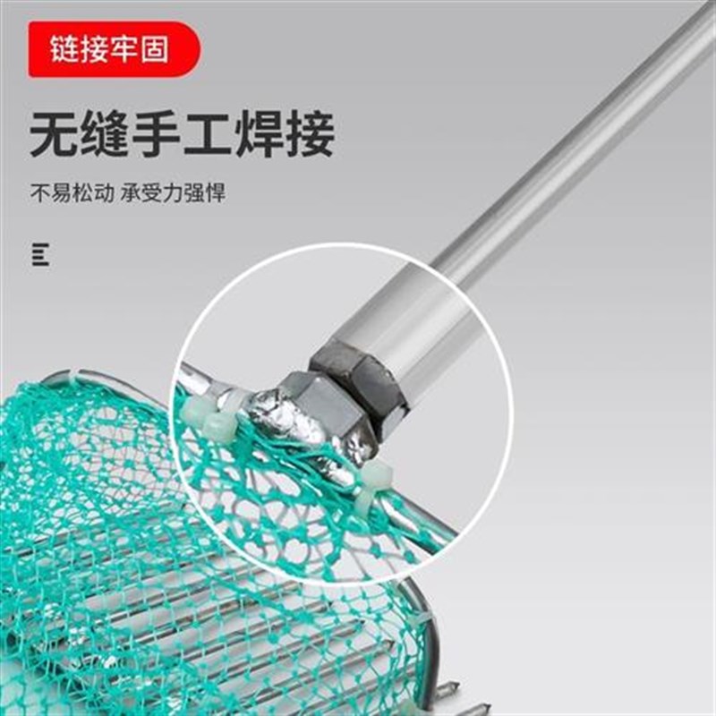 新款赶海带网耙子耙子蚬子花蛤蛤蜊工具白蛤黄蛤耙子带杆带兜