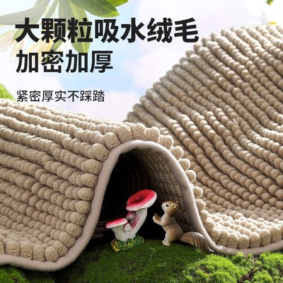 浴室门口吸水地垫厕所防滑可机洗纯色门垫房间门前洗手间绒面地毯