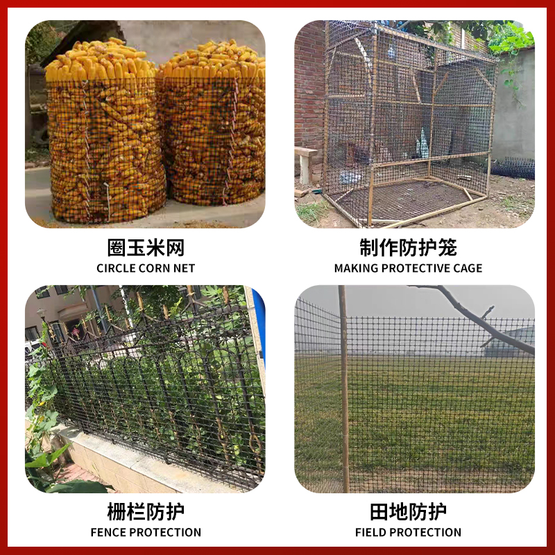 塑料网格围栏网养殖菜园栅栏户外拦鸡圈玉米养鸡漏粪脚垫网子家用