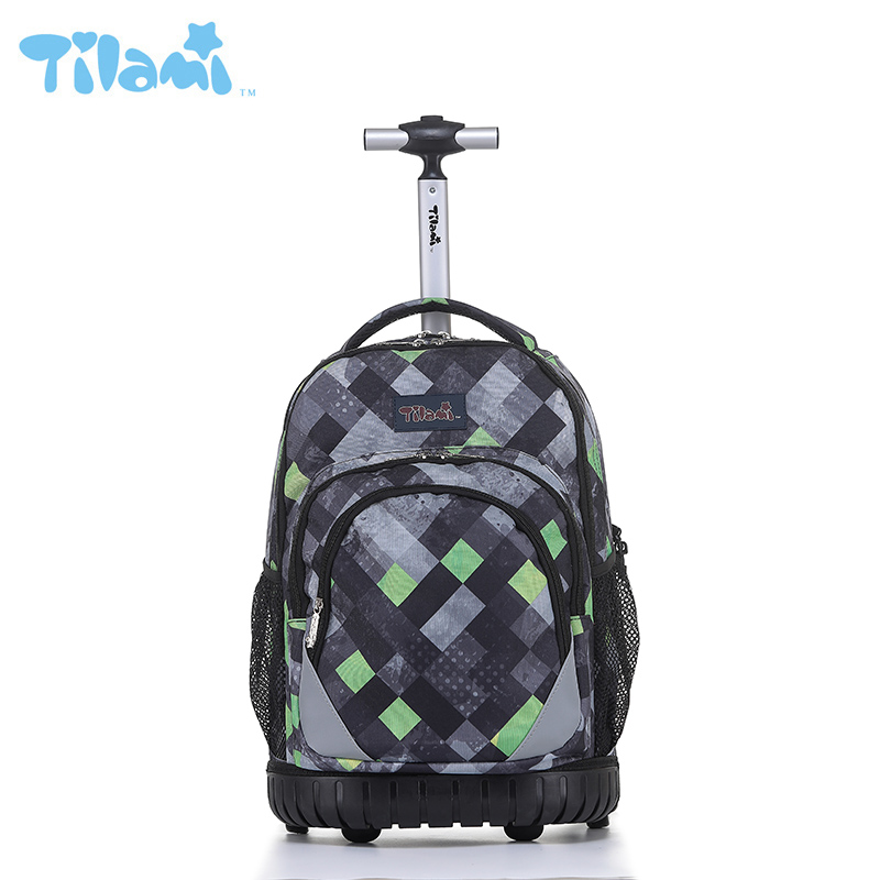 中小学生拉杆书包男女生 儿童两用双肩减负4-5-6年级拖拉书包