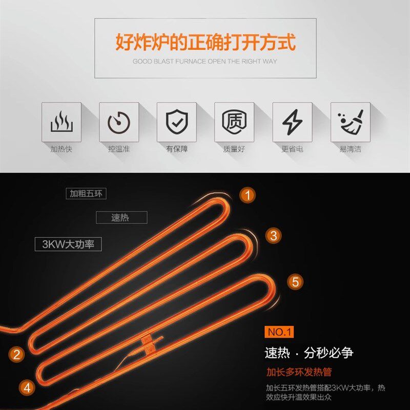 电炸炉商用加长油炸锅恒温大容量油炸机炸串炸鱼脆皮油条机电炸锅