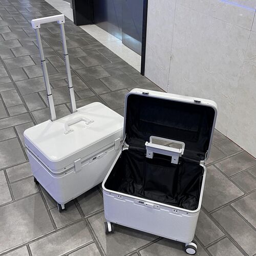 铝框上翻盖横版行李箱女23寸工具箱拉杆箱K万向轮25旅行箱男摄影