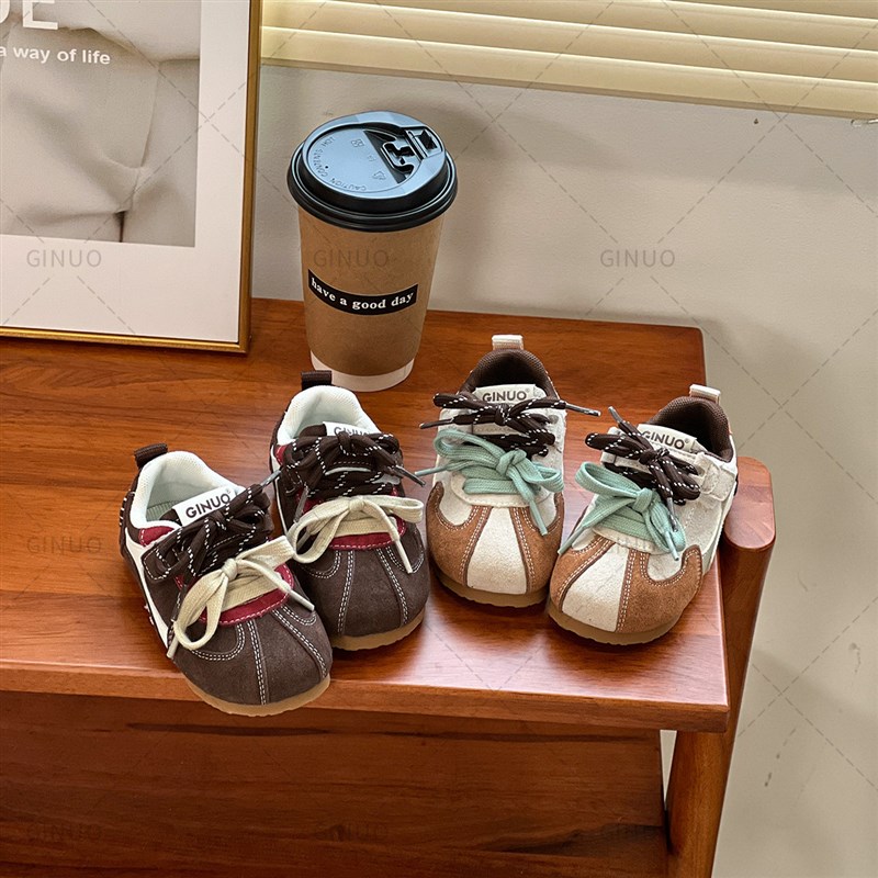 16-30码男童鞋子2025年春秋季新款幼儿园鞋女小童时尚休闲板鞋