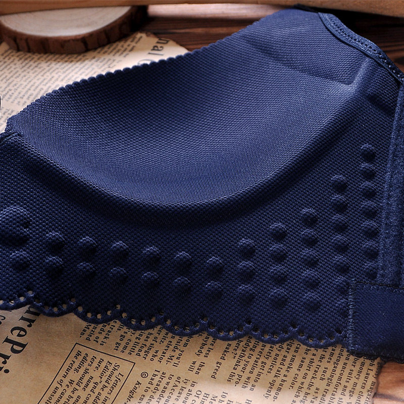 特大码杯胖cmm大胸显小一片式无痕女内衣纹胸罩无钢圈调整文胸DE0