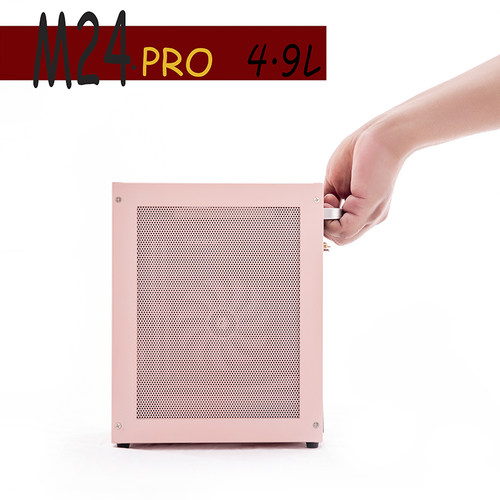 速迫M24proITX迷你便携侧透A4手提机箱小1Uflex电源独显.机箱K39
