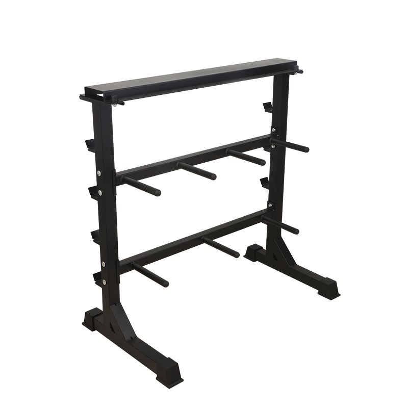 卡牛哑铃架家用商用托收纳架健身房架子男士器材放置架可调节支架