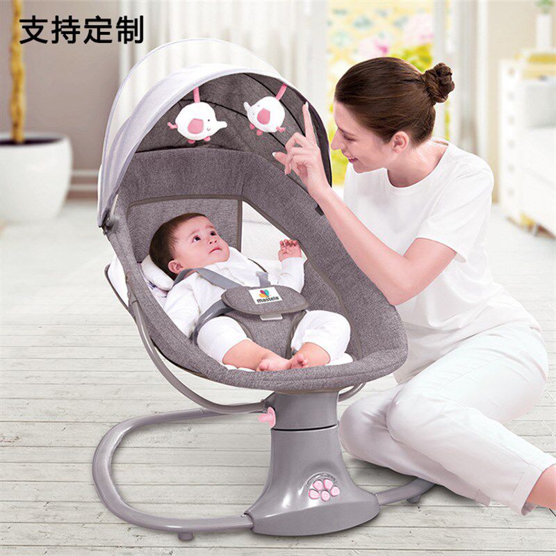 婴儿摇摇椅安g抚椅电动摇床摇篮宝宝摇篮智能哄睡觉安抚躺椅