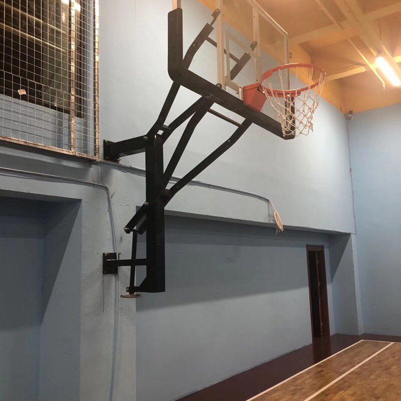 壁挂式升降篮球架儿童o青少年成人家用墙壁室内室外专用挂式篮球