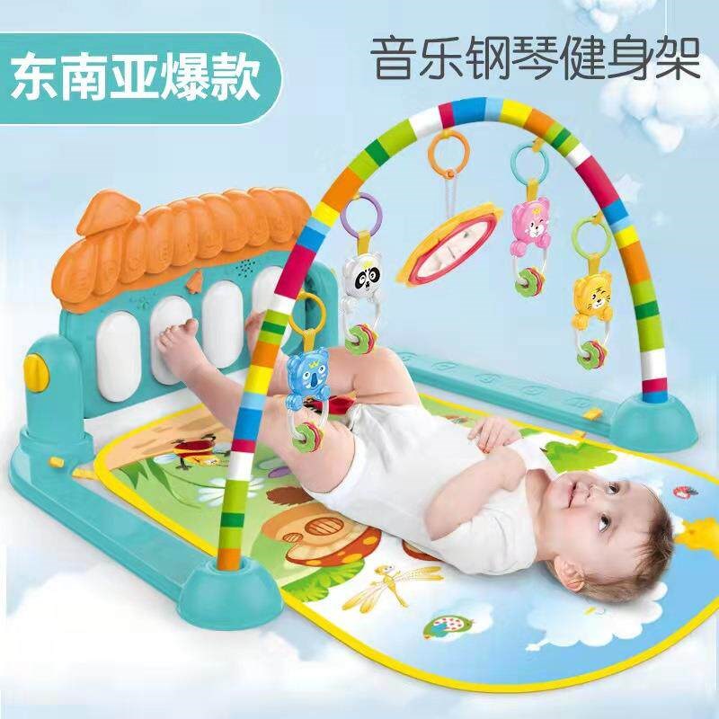 婴儿健身架音乐s脚踏钢琴吊坠玩具宝宝