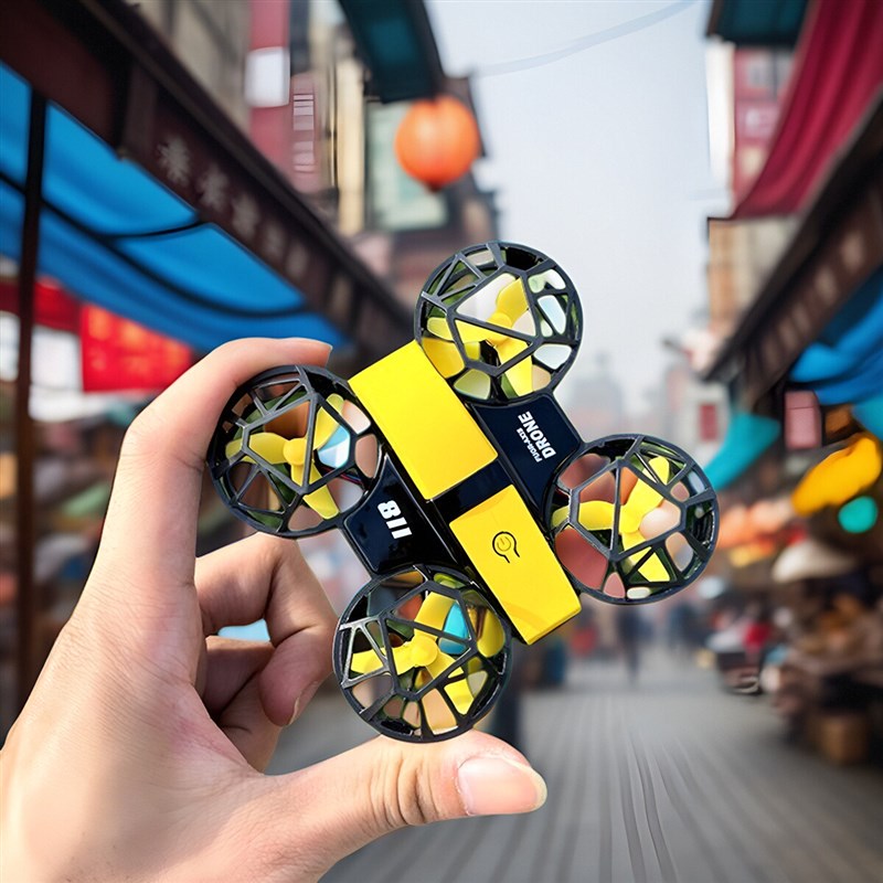 迷你无人机高清航拍遥控四轴飞行器机折叠小型直升机儿童玩具