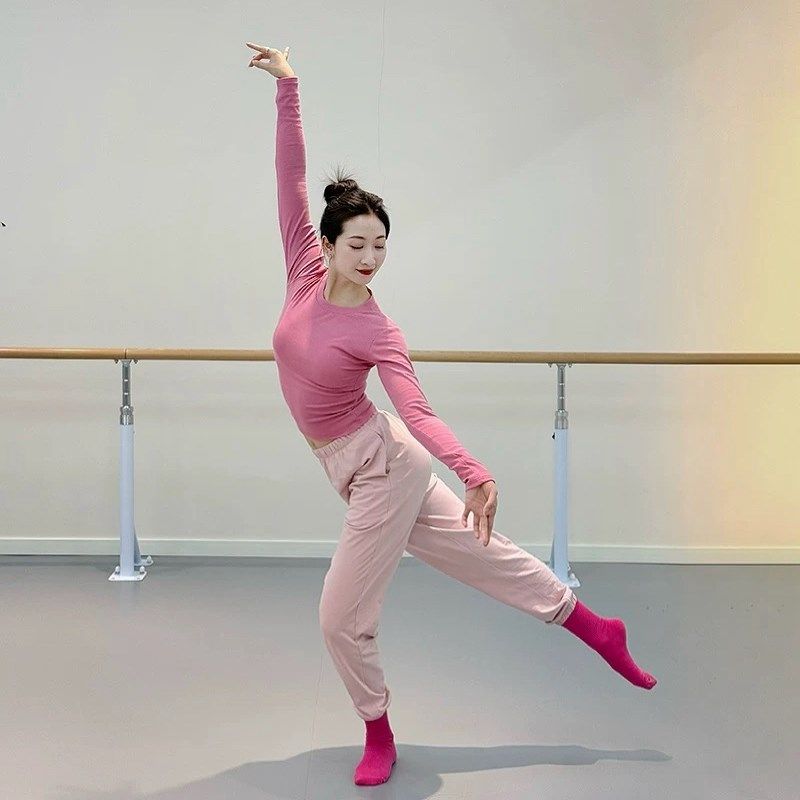 现代舞裤形体训练服女显瘦收口舞蹈裤古典舞萝卜束脚小脚长裤学生