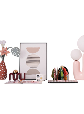 KINO奇诺儿童房摆件女孩房间粉色系装饰品现代简约样板间书桌软装