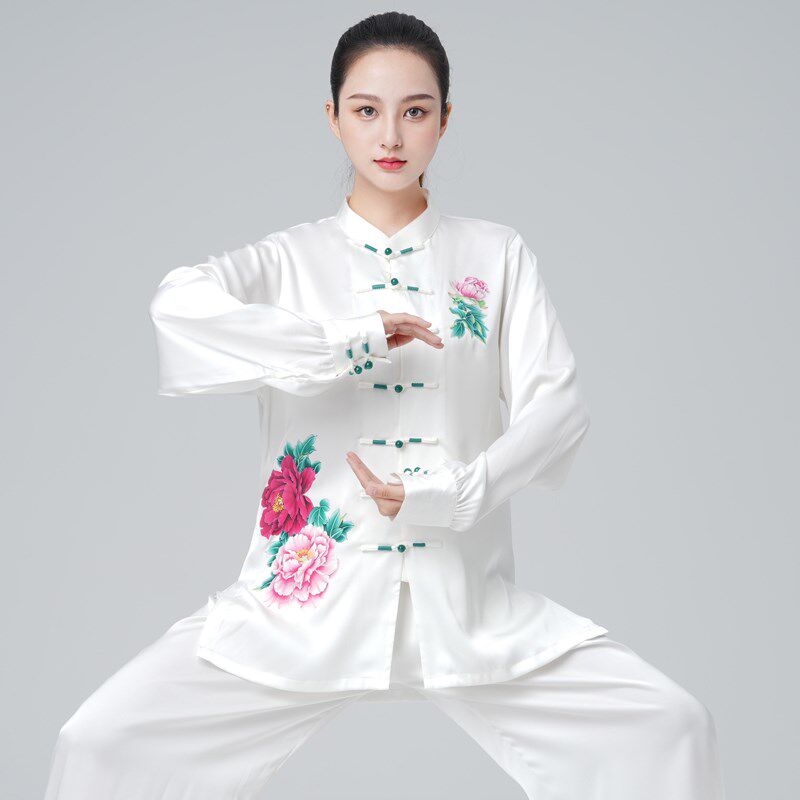 太极服女夏款2024新款薄款太极裤中年武术练功服太极拳八段锦服装