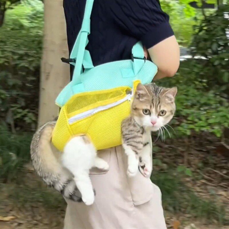 猫包外出便携猫咪背带胸前包狗狗猫兜遛猫袋抱猫神器宠物双肩背包