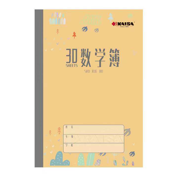 10本装凯萨30页大n作业大数学簿大作文本作文簿18K高中生大本子