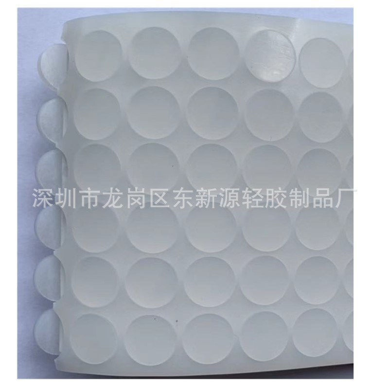 自粘黑色磨砂硅胶脚垫支架防滑垫工艺品硅胶垫片圆形实心硅胶垫