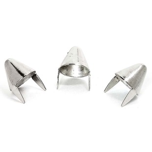 uk77铆钉皮衣马甲朋克机车摇滚两脚爪钉合金环保电镀