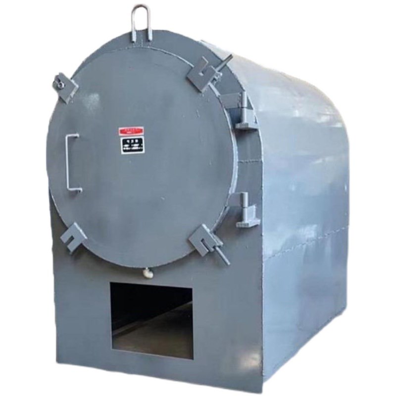 卧式炭化b炉原木木材无烟烧烤炭化炉家用小型果木椰壳连续式炭化