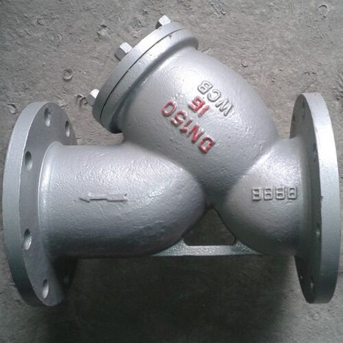 美标GL41H-150LB铸钢法兰蒸汽Y型过滤器油品水蒸汽碳钢过滤器DN15