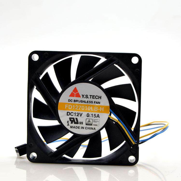 Y.S.TECH元山 7010 12V 0.15A FD127010LB-H 7CM超薄静音温控风扇