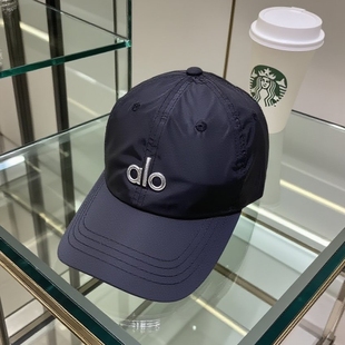 alo夏透氣速干棒球帽徒步戶外字母鴨舌帽戶外男女運(yùn)動(dòng)防曬遮陽帽