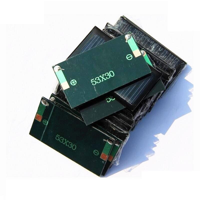 太阳能滴胶板带线光伏发电板DIY