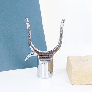 撑衣架叉头晾衣杆替换头金属叉头撑衣杆通用叉子头挂晒衣服衣叉头