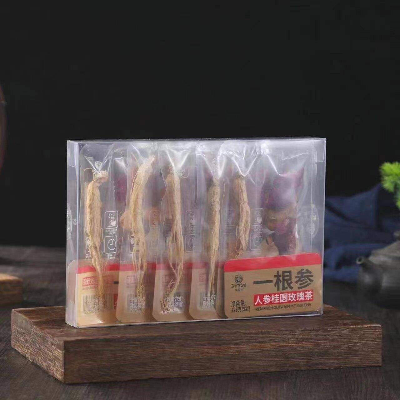 集良木一根参养生茶组合 人参枸杞桑椹四季通用花草茶包装 所有人