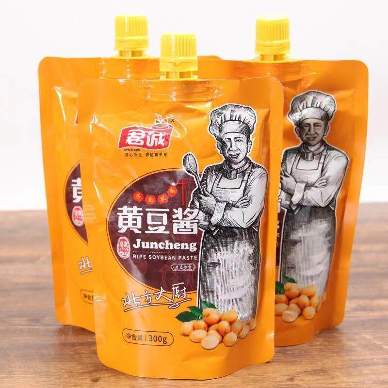 新货君诚黄豆酱300克*6袋