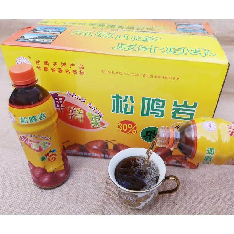甘肃特产 啤特果汁 和政88啤特果 松鸣岩牌饮料一箱15瓶整箱 包邮