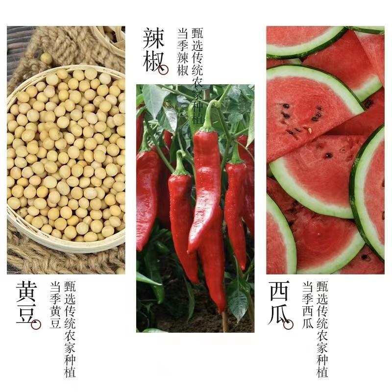安徽特产西瓜酱豆阜阳农家纯手工网红香辣酱豆子下饭菜拌饭夹馍酱