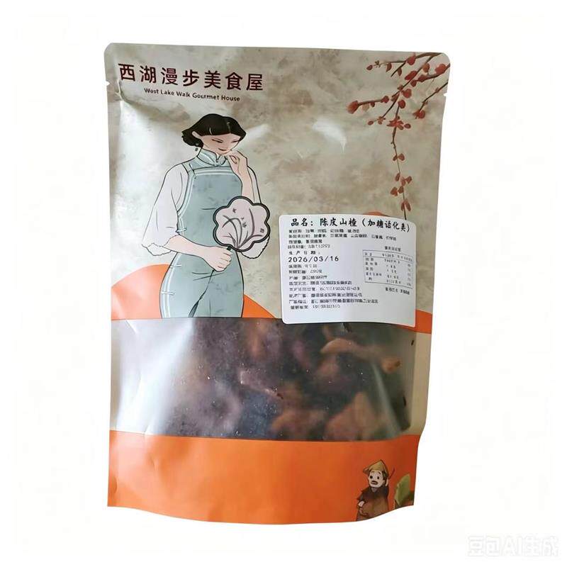 新货德清特产山楂陈皮干2