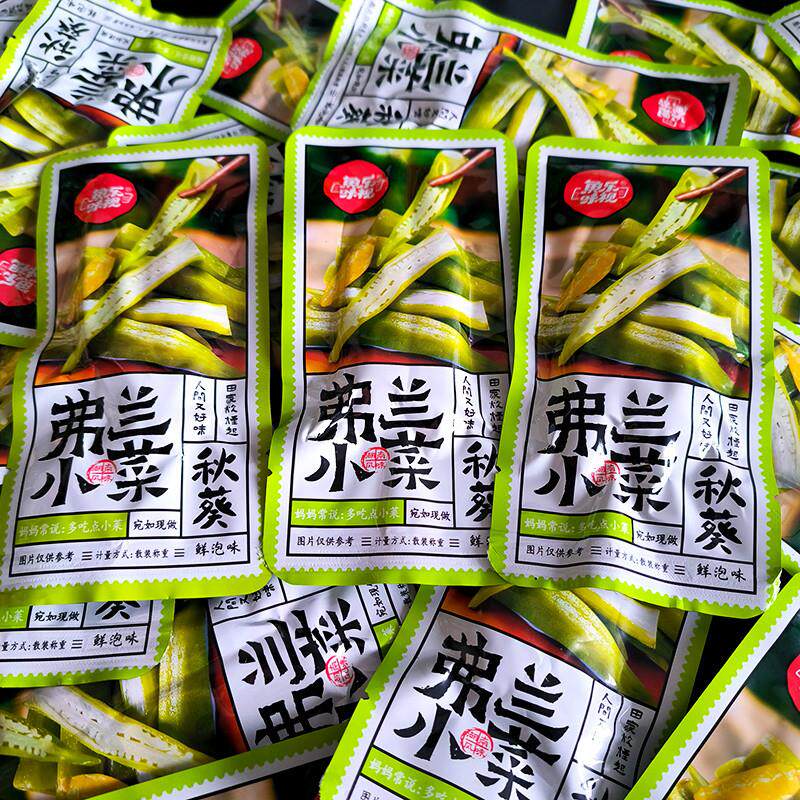 新货弗兰小菜秋葵贡菜黄瓜贡菜秋葵即食麻辣素食蔬菜下饭