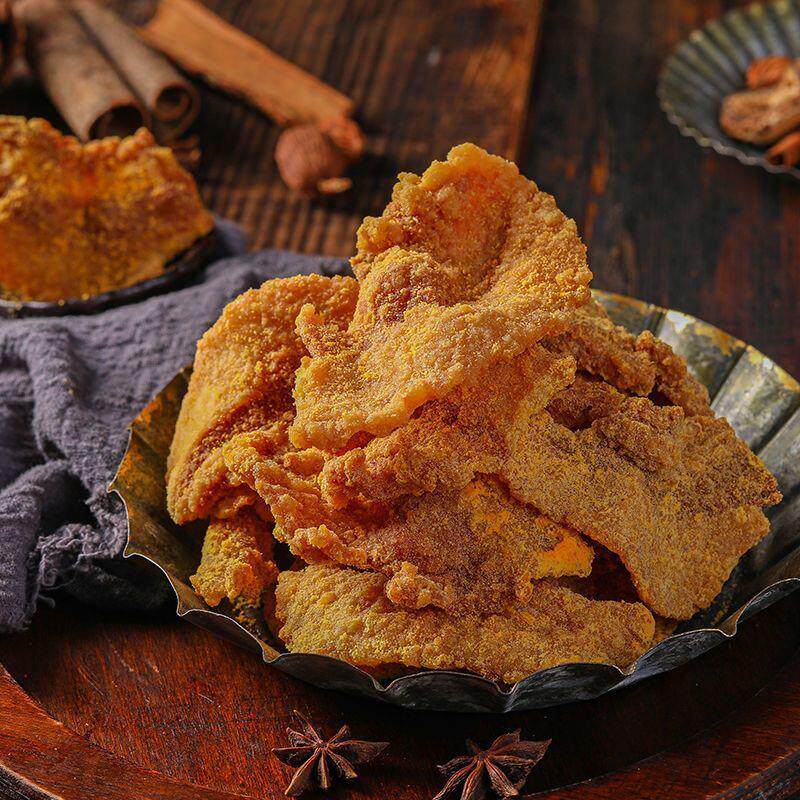 新货酥脆猪油渣网红麻辣肉