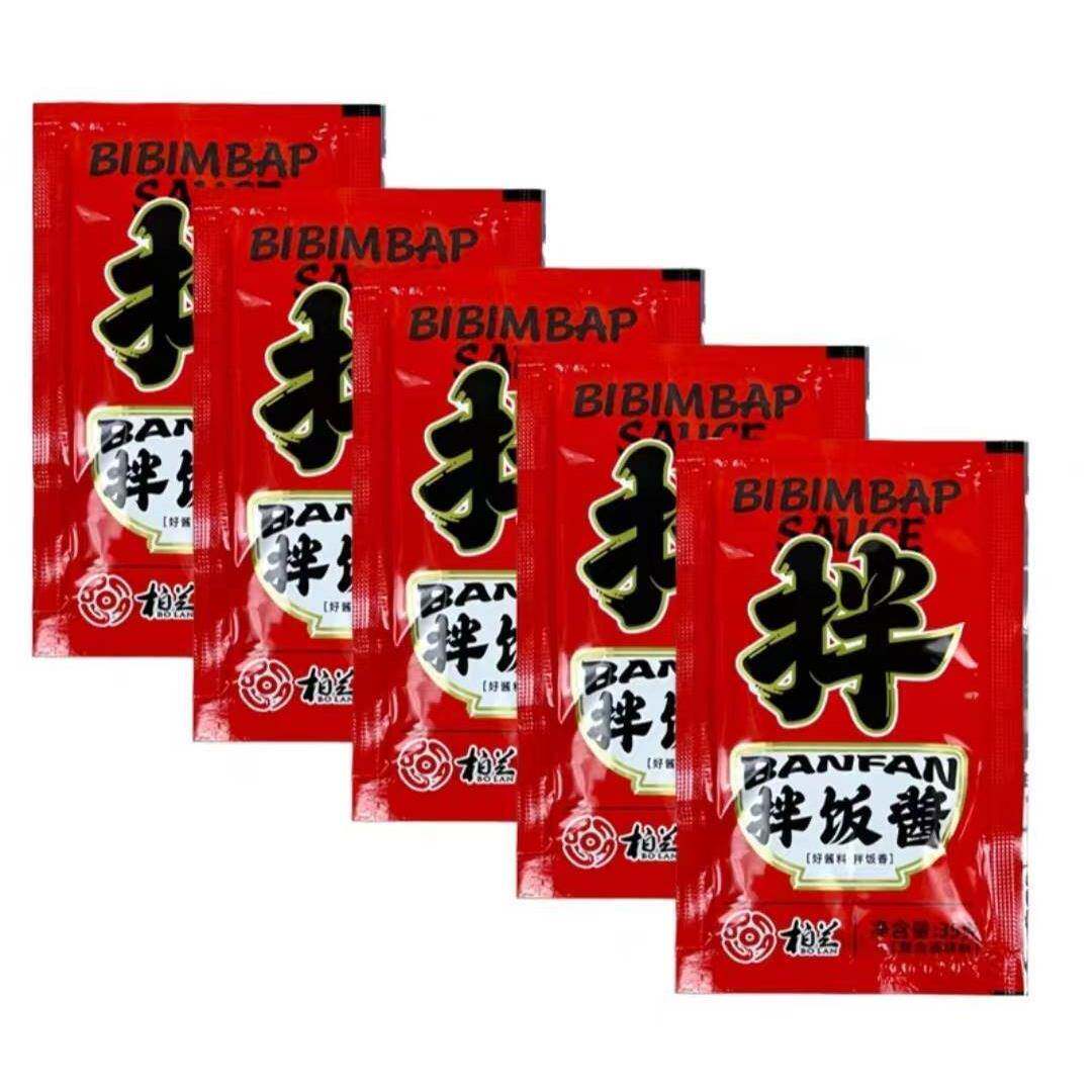 米村拌饭酱青岛柏兰山东三千酱石锅拌饭酱甜不辣韩式拌饭酱调味料