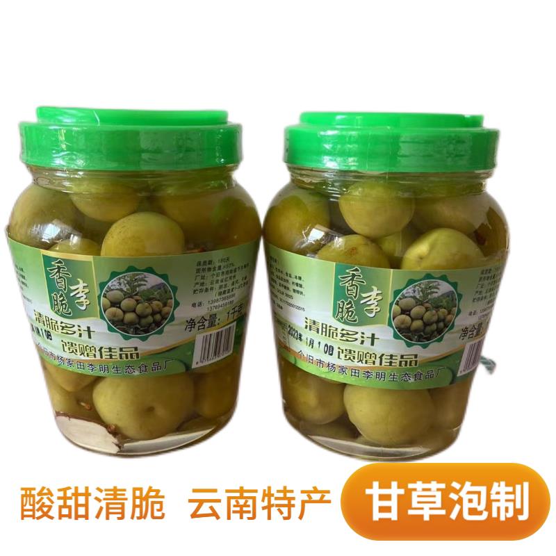 送蘸水正宗云南特产腌制酸李子水泡香脆李酸甜脆爽孕妇酸包邮