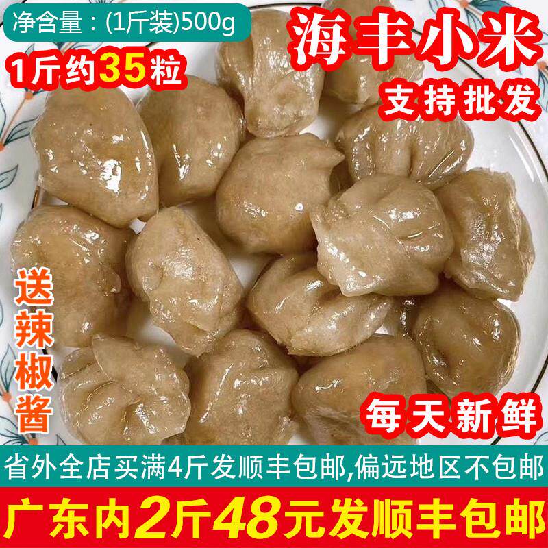 新货潮汕汕尾特产海丰小米1斤番薯粉水饺广东海丰小米粿菜包粿牛