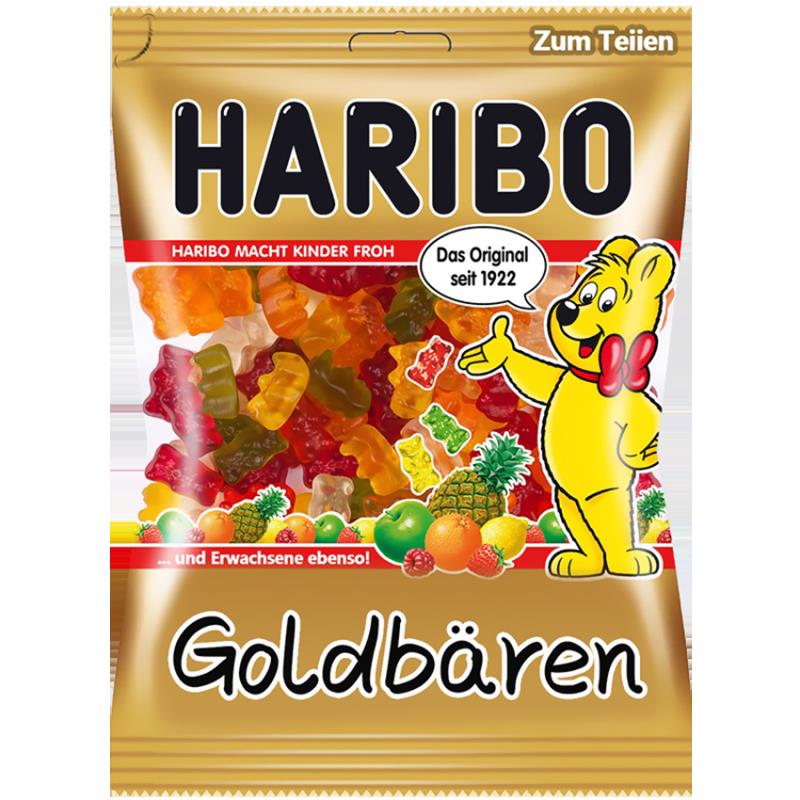 德国糖果德国进口Haribo哈瑞宝软糖网红小熊软糖橡皮水果味