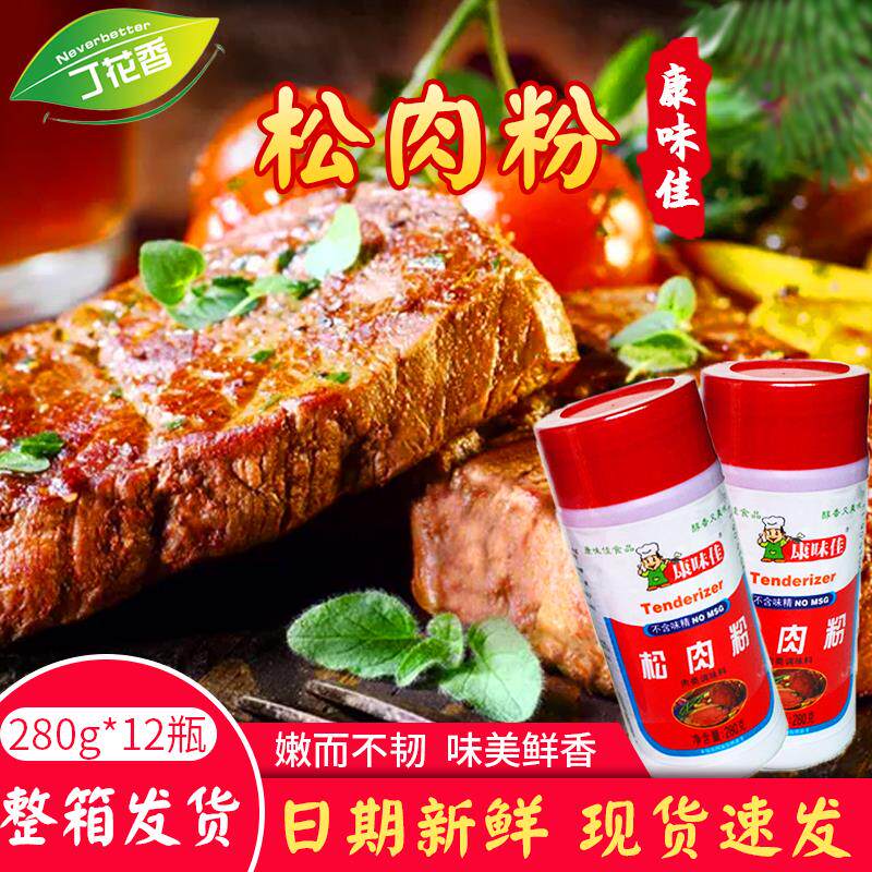 新日期康味佳松肉粉280g*12瓶  烧烤腌肉食用调味料 餐厅厨房商用