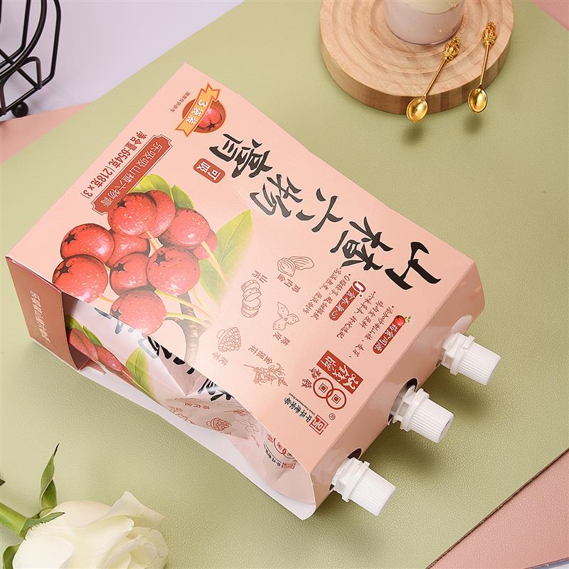 新货乐吸山楂六物膏六味草