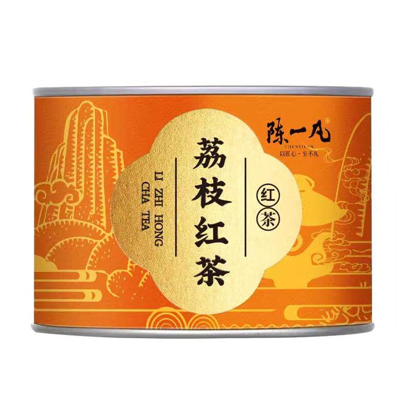 新货荔枝红茶 浓香型果干红茶新茶 正宗荔枝香茶叶罐装50g