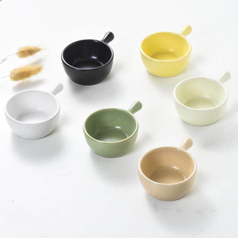 茄子酱奶油色酱料碟陶瓷蘸料碟酱油碟醋碟烧烤料小碟子番茄酱碟火
