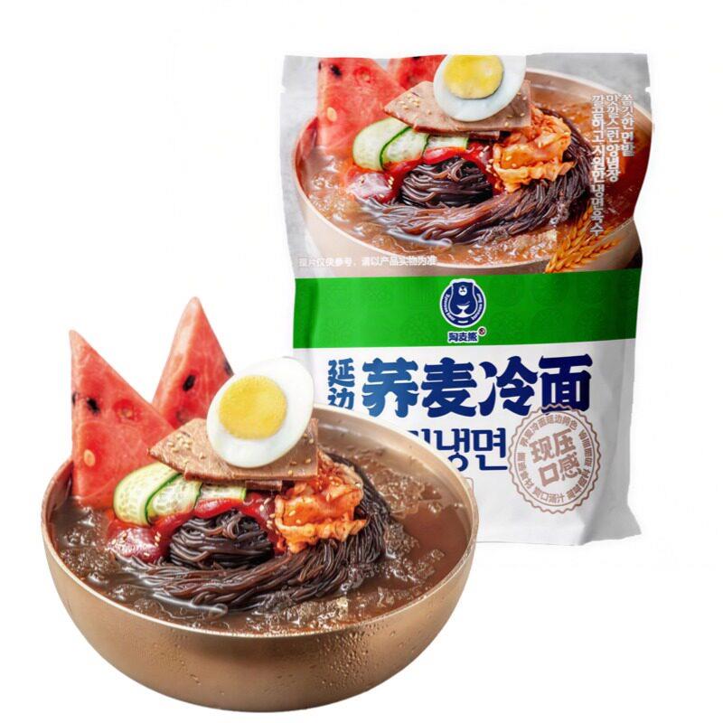 荞麦冷面延边荞麦冷面正宗朝鲜族风味方便速食凉汤面低脂荞麦面酸
