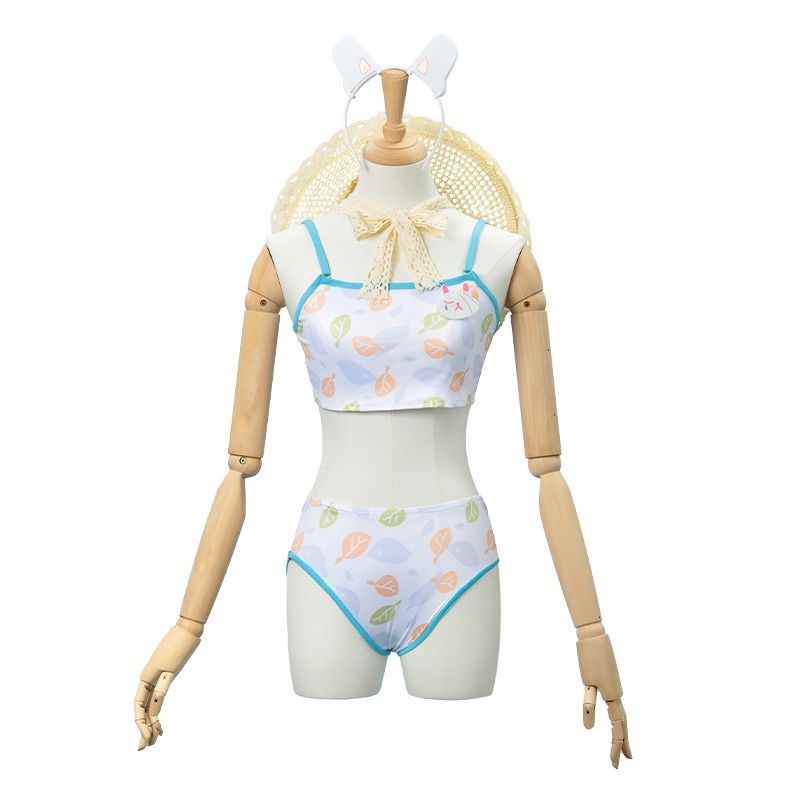 蔚蓝档案霞泽美游cos服泳