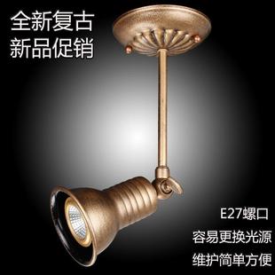 镜前壁灯 仿古欧式 吸顶客厅电视背景墙灯 LED长杆射灯 照画灯 明装