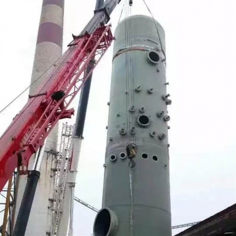 厂家供应玻璃钢废气处理设备  玻璃钢脱硫净化塔  酸雾吸收塔维修