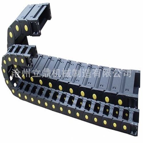 65系列尼龙拖链 柔性增强尼龙抗压阻燃工程塑料尼龙拖链 加厚型