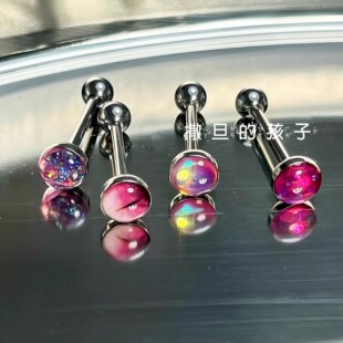 批发撒旦的孩子 涩谷女孩 舌钉辣妹外螺纹钛钢甜酷爆闪 舌钉 舌环