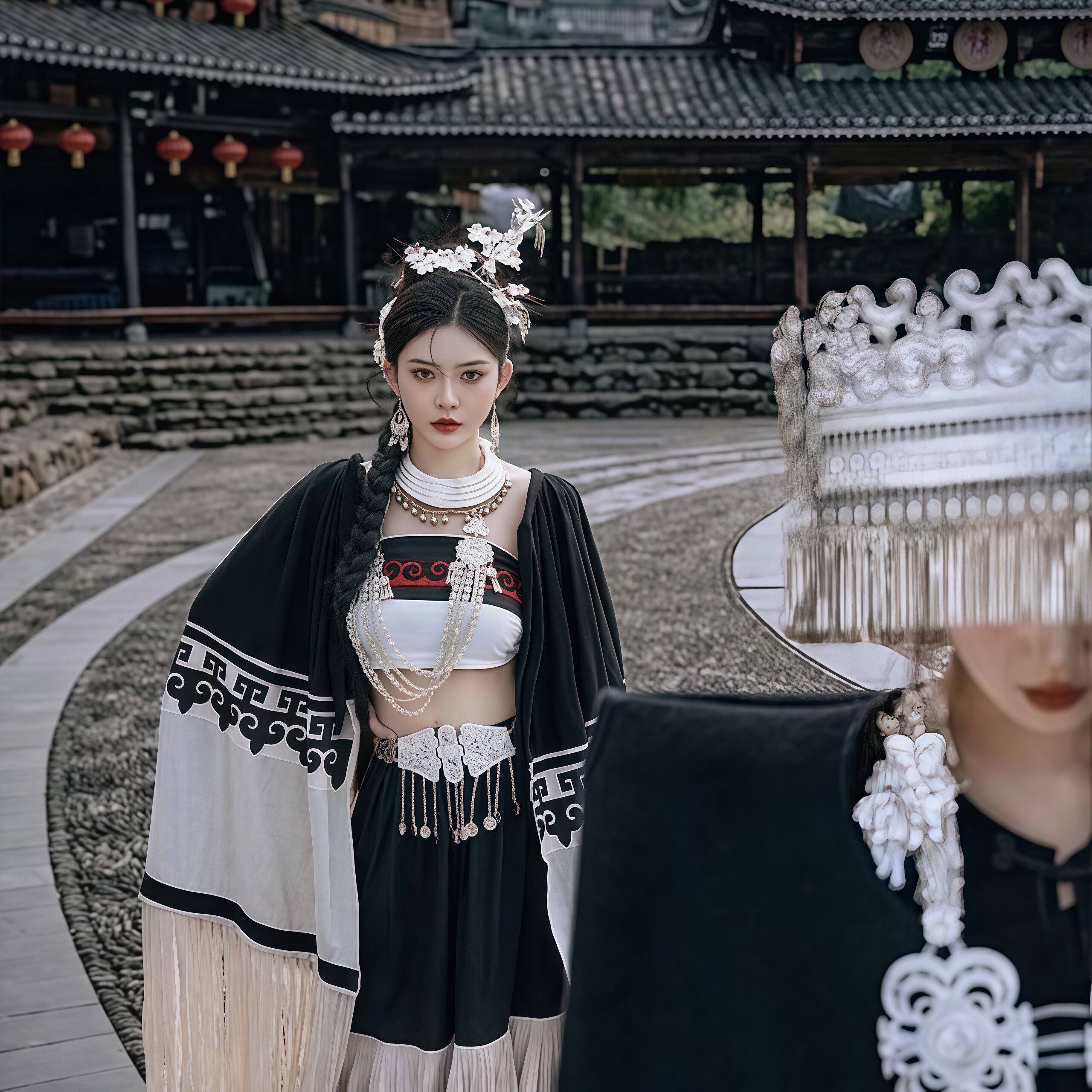 新款刺绣彝族少数民族套装改良版服装云南服饰凉山火把节成人女